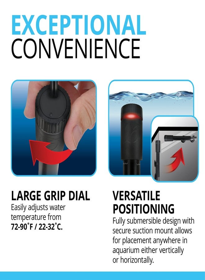 فلوفال سخان Fluval T50 الإلكتروني بالكامل لأحواض أسماك المياه العذبة حتى 15 جالونًا. - Image 5